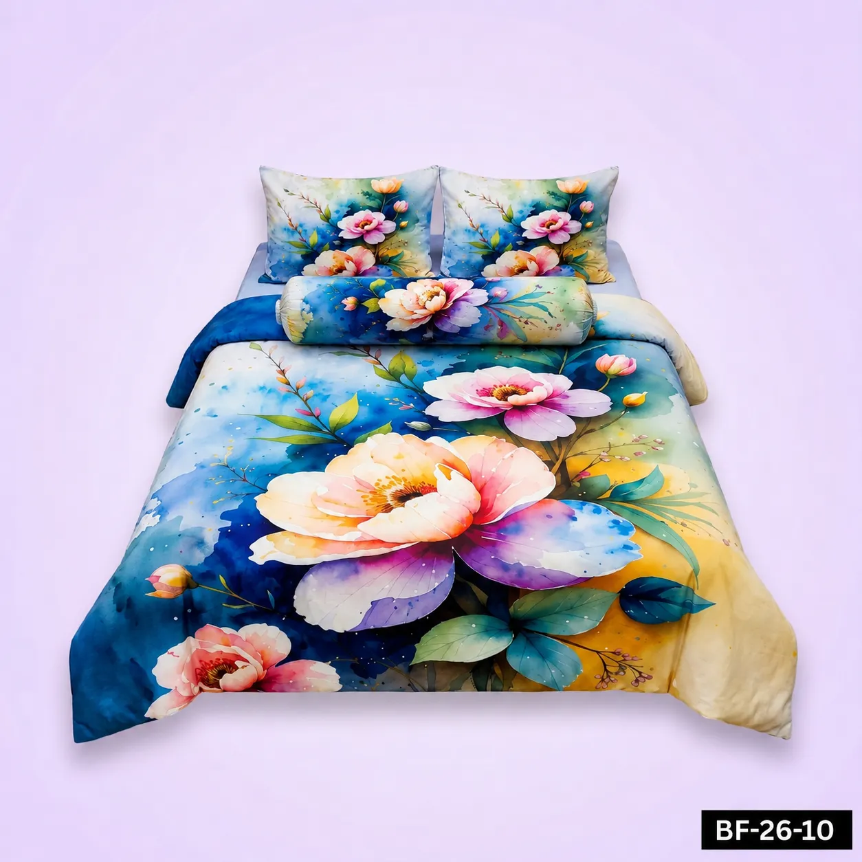 Premium Bonafide 100% France Cotton Ready-Made Bedsheet Set – 4pcs