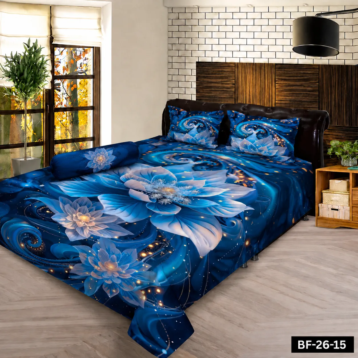 Premium Bonafide 100% France Cotton Ready-Made Bedsheet Set – 4pcs