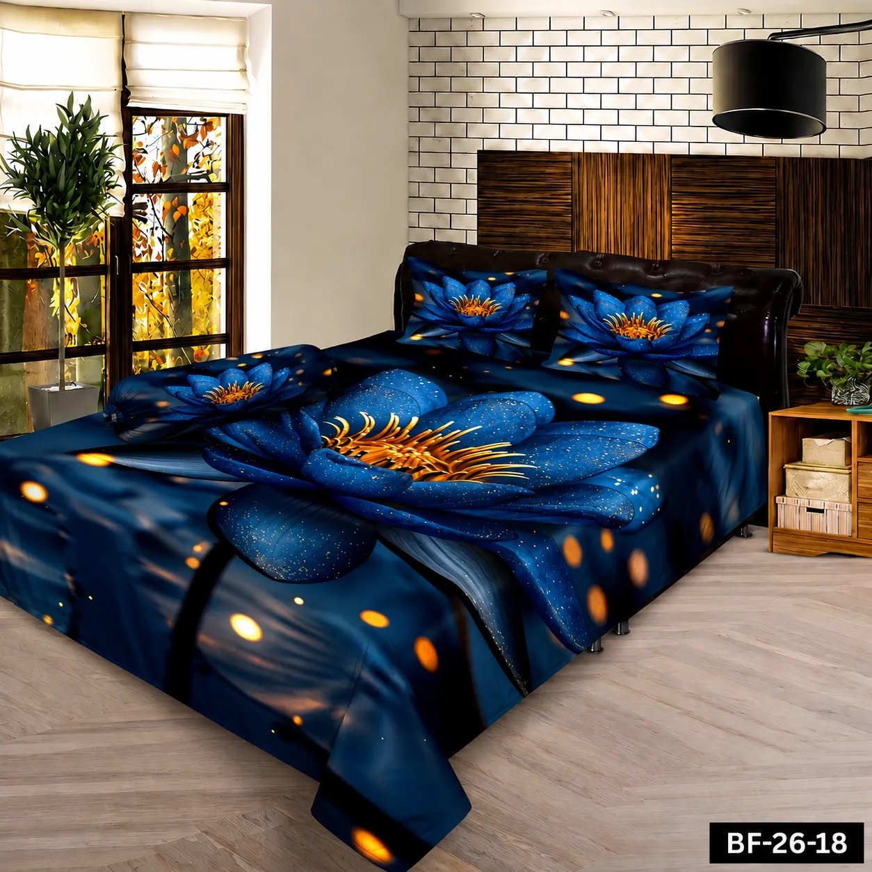 Premium Bonafide 100% France Cotton Ready-Made Bedsheet Set – 4pcs