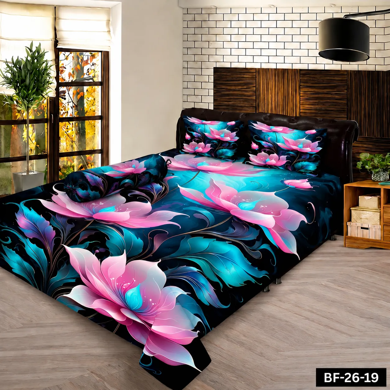 Premium Bonafide 100% France Cotton Ready-Made Bedsheet Set – 4pcs