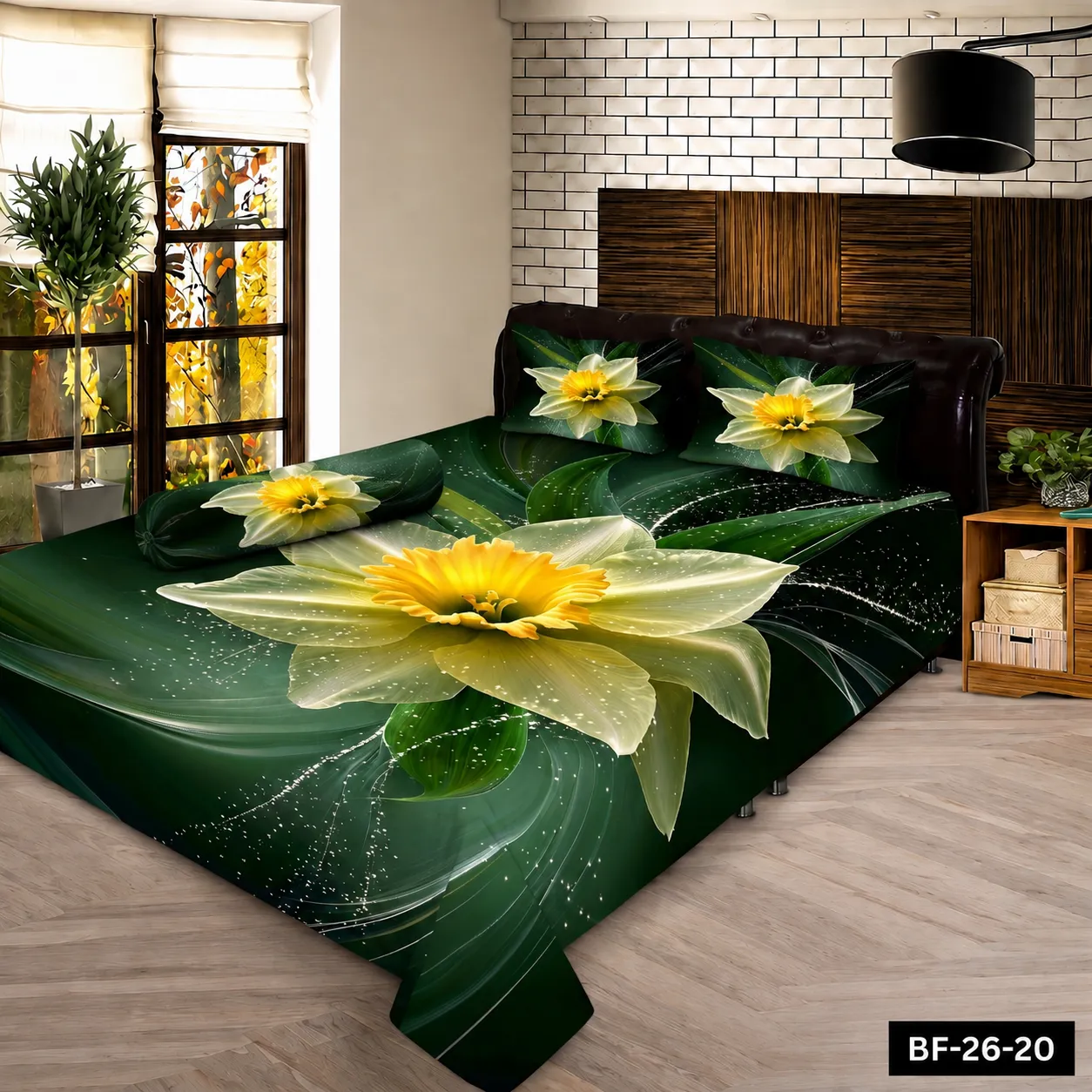 Premium Bonafide 100% France Cotton Ready-Made Bedsheet Set – 4pcs