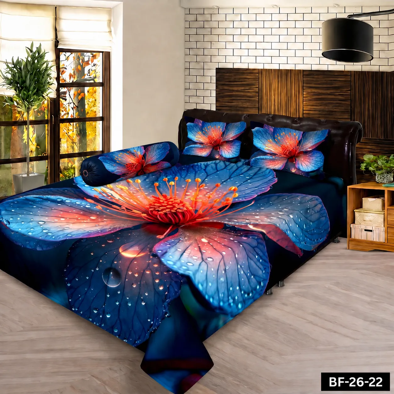 Premium Bonafide 100% France Cotton Ready-Made Bedsheet Set – 4pcs