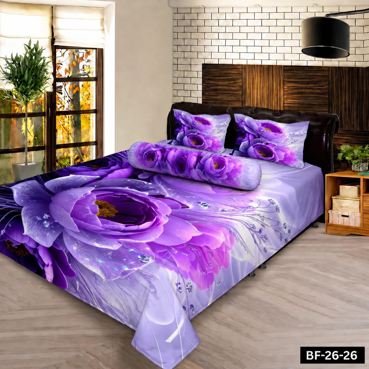 Premium Bonafide 100% France Cotton Ready-Made Bedsheet Set – 4pcs
