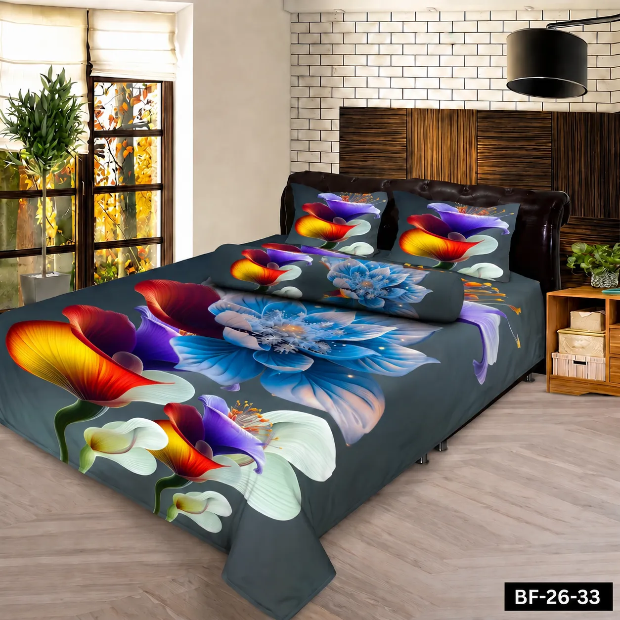 Premium Bonafide 100% France Cotton Ready-Made Bedsheet Set – 4pcs
